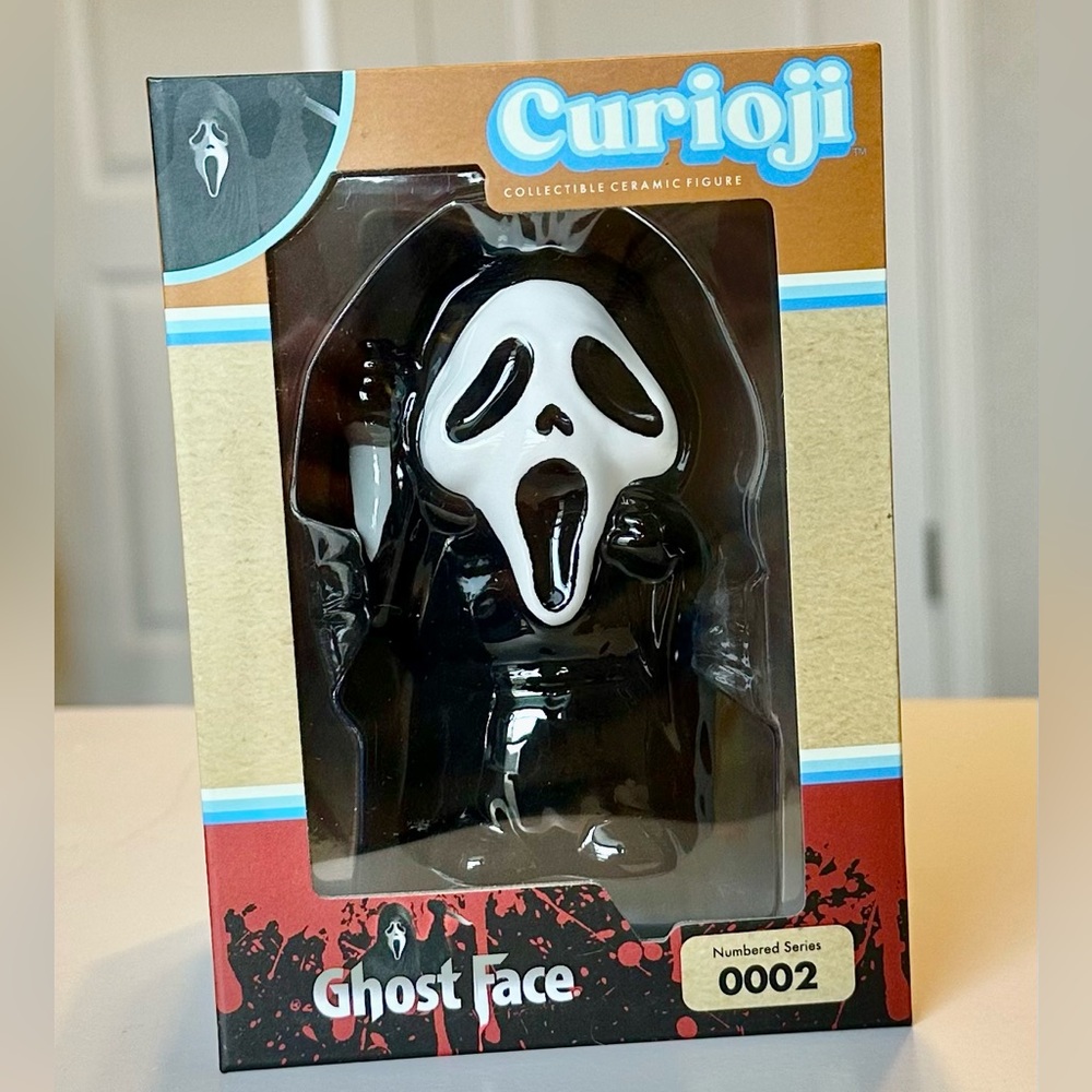 Curoji Ghost Face Ceramic Figure – New in Box – Numbered Series #0002